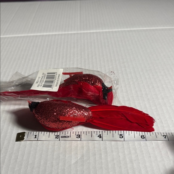 Charming Red Cardinal Holiday Ornament - Picture 6 of 7